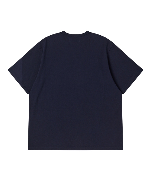 Beyond Closet（-）の「[COLLECTION LINE] アーカイブスタンププリント16番手コットン半袖Tシャツネイビー（Tシャツ/カットソー・メンズ・その他・MEDIUM/LARGE）」の3枚目の写真