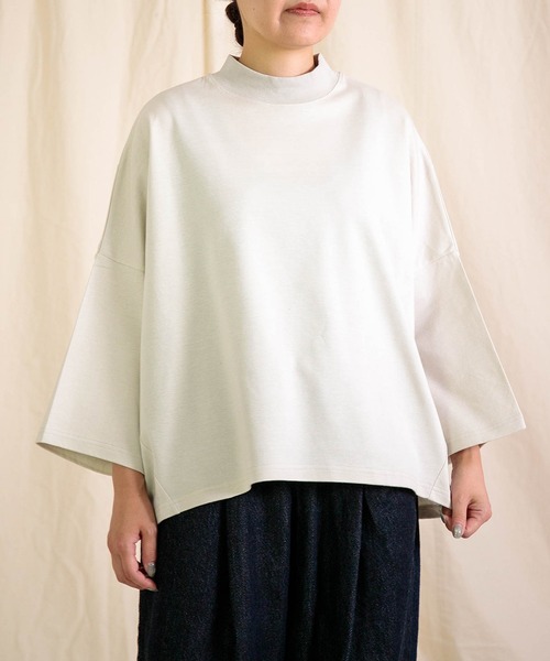 Brocante（ブロカント）の「[Brocante / ブロカント] ロイヤルキールポンチ ココンクローロンTシャツ（Tシャツ/カットソー・レディース・ベージュ/ホワイト/ネイビー・2）」の2枚目の写真