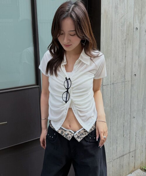 mline（エムライン）の「[mline]フリンジカーゴパンツ（その他パンツ・レディース・ブラック/グレー/ベージュ・1/2）」の11枚目の写真