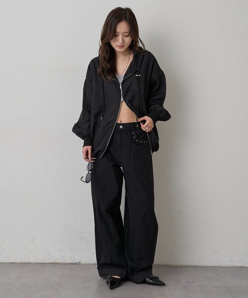 mline（エムライン）の「[mline]フリンジカーゴパンツ（その他パンツ・レディース・ブラック/グレー/ベージュ・1/2）」の21枚目の写真