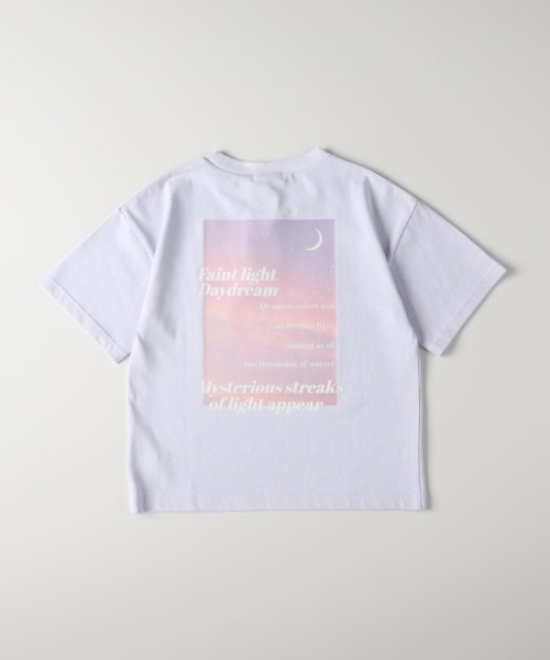 Right-on(ライトオン)の「【VIVIAN BLUE】接触冷感プリントTシャツ(Tシャツ/カットソー・キッズ・ダークグレー/ホワイト/サックスブルー/ライラック・110/120/130/140/150/160)」の4枚目の写真