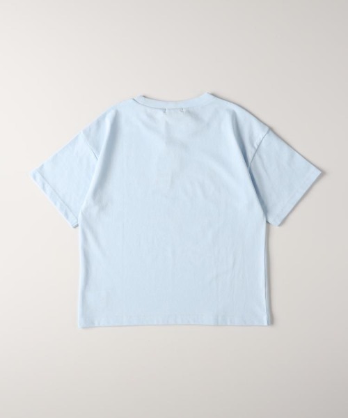 Right-on(ライトオン)の「【VIVIAN BLUE】接触冷感プリントTシャツ(Tシャツ/カットソー・キッズ・ダークグレー/ホワイト/サックスブルー/ライラック・110/120/130/140/150/160)」の16枚目の写真