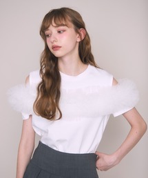 チュールギャザーTee