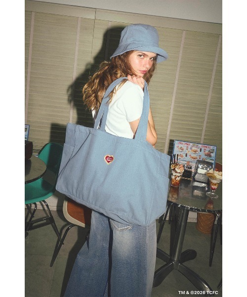 ALEXIA STAM（アリシアスタン）の「[Care Bears x ALEXIA STAM] Denim Tote Bag / ケアベア コラボ デニムトート（トートバッグ・レディース・ブルー/ホワイト・FREE）」の9枚目の写真