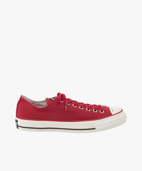 agnes b.(アニエスベー)の「agnès b. × CONVERSE メンズ コンバース ALL STAR AGED OX(スニーカー・メンズ・レッド・7/11/10/9.5/8.5/7.5/9/8)」の2枚目の写真