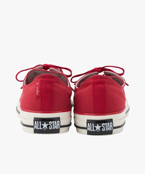 agnes b.(アニエスベー)の「agnès b. × CONVERSE メンズ コンバース ALL STAR AGED OX(スニーカー・メンズ・レッド・7/11/10/9.5/8.5/7.5/9/8)」の3枚目の写真
