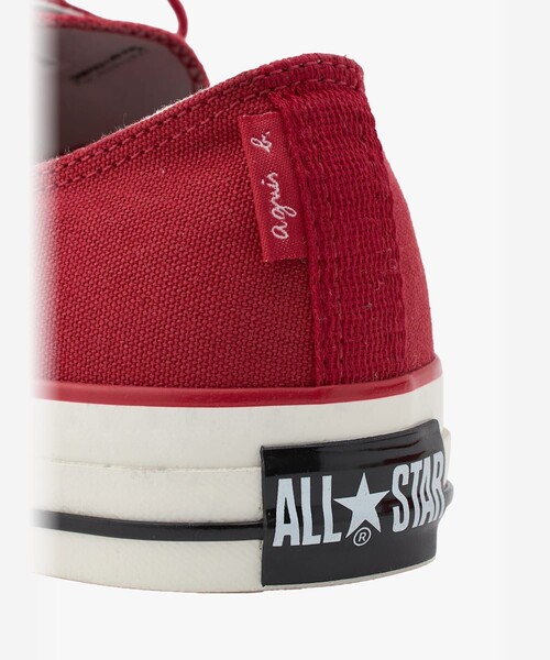 agnes b.(アニエスベー)の「agnès b. × CONVERSE メンズ コンバース ALL STAR AGED OX(スニーカー・メンズ・レッド・7/11/10/9.5/8.5/7.5/9/8)」の8枚目の写真