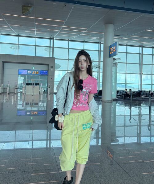 GILAARCHIVE(ギラアーカイブ)の「TYPING CROP T-SHIRTS_PINK(Tシャツ/カットソー・レディース・その他・FREE)」の16枚目の写真