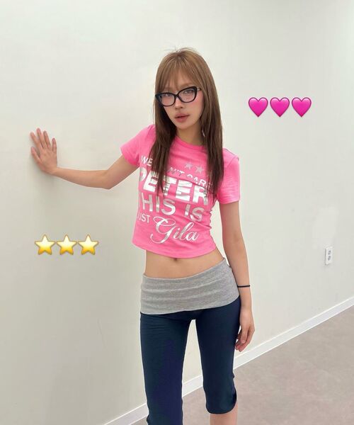 GILAARCHIVE(ギラアーカイブ)の「TYPING CROP T-SHIRTS_PINK(Tシャツ/カットソー・レディース・その他・FREE)」の21枚目の写真