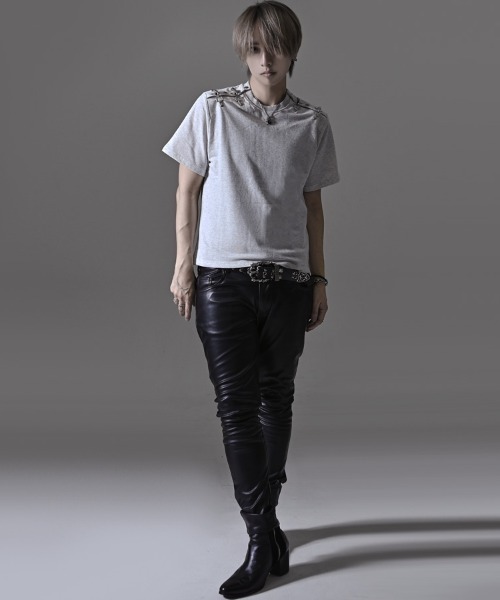 RUDOL(ルドル)の「『RUDOL/ルドル』ミニ裏毛ファイヤーマンフックデザインTEE(Tシャツ/カットソー・メンズ・オートミール/ブラック・L/M)」の7枚目の写真
