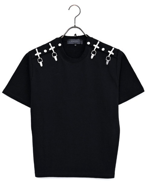 RUDOL(ルドル)の「『RUDOL/ルドル』ミニ裏毛ファイヤーマンフックデザインTEE(Tシャツ/カットソー・メンズ・オートミール/ブラック・L/M)」の12枚目の写真