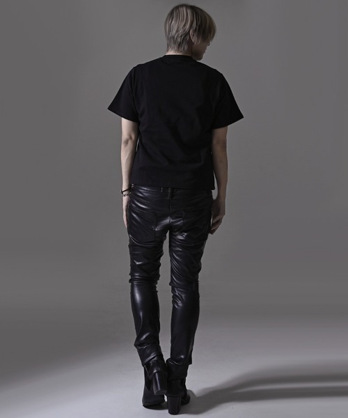RUDOL(ルドル)の「『RUDOL/ルドル』ミニ裏毛ファイヤーマンフックデザインTEE(Tシャツ/カットソー・メンズ・オートミール/ブラック・L/M)」の6枚目の写真