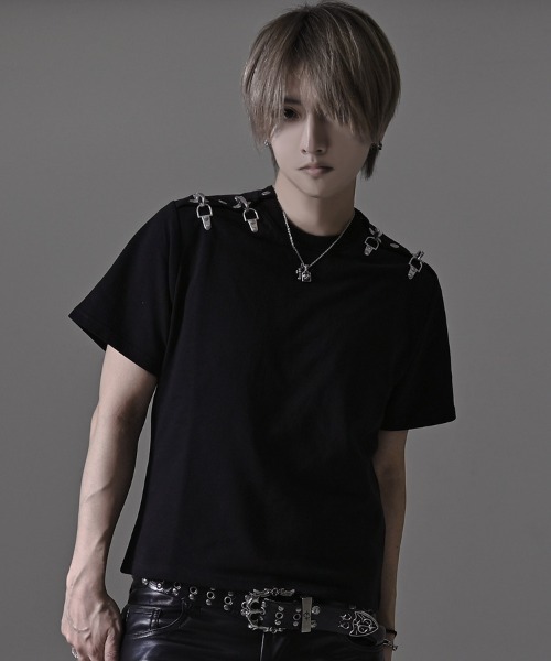 RUDOL(ルドル)の「『RUDOL/ルドル』ミニ裏毛ファイヤーマンフックデザインTEE(Tシャツ/カットソー・メンズ・オートミール/ブラック・L/M)」の5枚目の写真