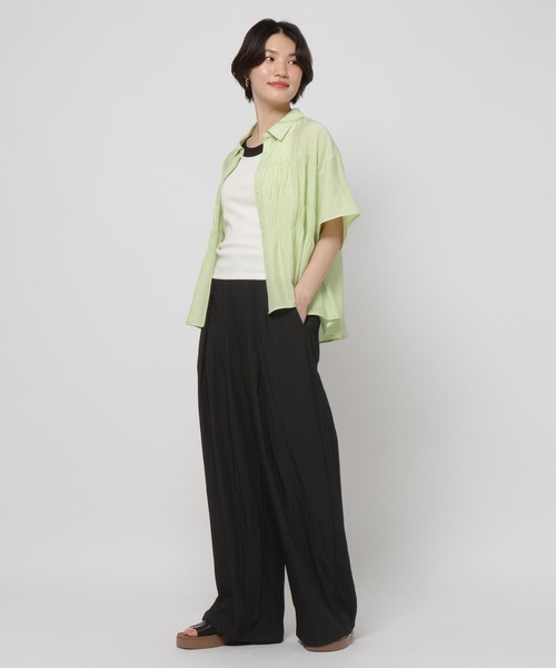 niko and...(ニコアンド)の「2WAYエアリーワイドパンツ(その他パンツ・レディース・ブラック/モカ/ブラウン・MEDIUM/LONG)」の20枚目の写真