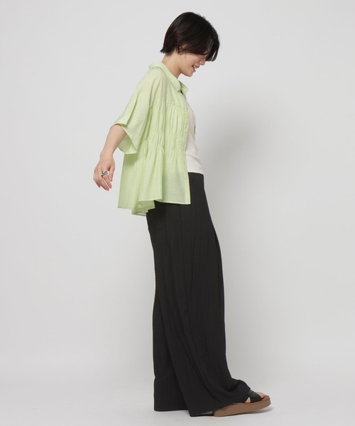 niko and...(ニコアンド)の「2WAYエアリーワイドパンツ(その他パンツ・レディース・ブラック/モカ/ブラウン・MEDIUM/LONG)」の21枚目の写真