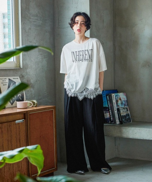 niko and...(ニコアンド)の「2WAYエアリーワイドパンツ(その他パンツ・レディース・ブラック/モカ/ブラウン・MEDIUM/LONG)」の5枚目の写真