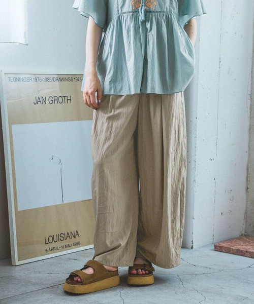 niko and...(ニコアンド)の「2WAYエアリーワイドパンツ(その他パンツ・レディース・ブラック/モカ/ブラウン・MEDIUM/LONG)」の12枚目の写真