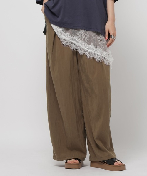 niko and...(ニコアンド)の「2WAYエアリーワイドパンツ(その他パンツ・レディース・ブラック/モカ/ブラウン・MEDIUM/LONG)」の14枚目の写真