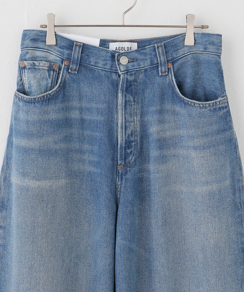 Noble（ノーブル）の「AGOLDE/エーゴールドイー ROUNDED BAGGY（デニムパンツ・レディース・ネイビー・24/25/26/27）」の9枚目の写真