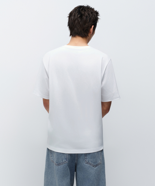 MUSINSA STANDARD（ムシンサスタンダード）の「[K-スビニア] カチトラTシャツ [ホワイト]（Tシャツ/カットソー・メンズ・その他・MEDIUM/LARGE/X-LARGE/2XL）」の3枚目の写真