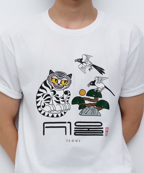 MUSINSA STANDARD（ムシンサスタンダード）の「[K-スビニア] カチトラTシャツ [ホワイト]（Tシャツ/カットソー・メンズ・その他・MEDIUM/LARGE/X-LARGE/2XL）」の5枚目の写真