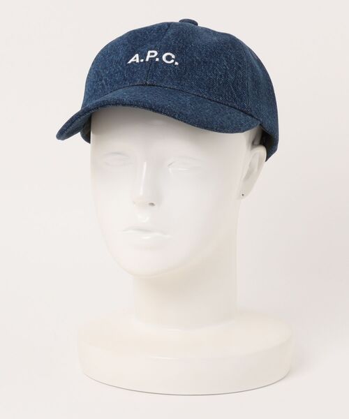 A.P.C.(アーペーセー)の「CASQUETTE CHARLIE(キャップ・メンズ・ブルー・M)」の1枚目の写真