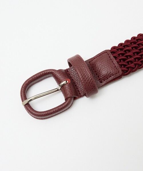 DESIGNWORKS(デザインワークス)の「【イタリア製】ストレッチ メッシュベルト(ベルト・メンズ・ボルドー/サックスブルー・M/L)」の9枚目の写真
