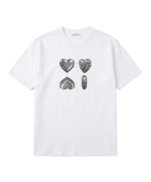 ARIGHTANGLE（アライトアングル）の「SILVER HEART LOOSE TEE(2 COLOR)（Tシャツ/カットソー）」