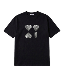 ARIGHTANGLE（アライトアングル）の「SILVER HEART LOOSE TEE(2 COLOR)（Tシャツ/カットソー）」