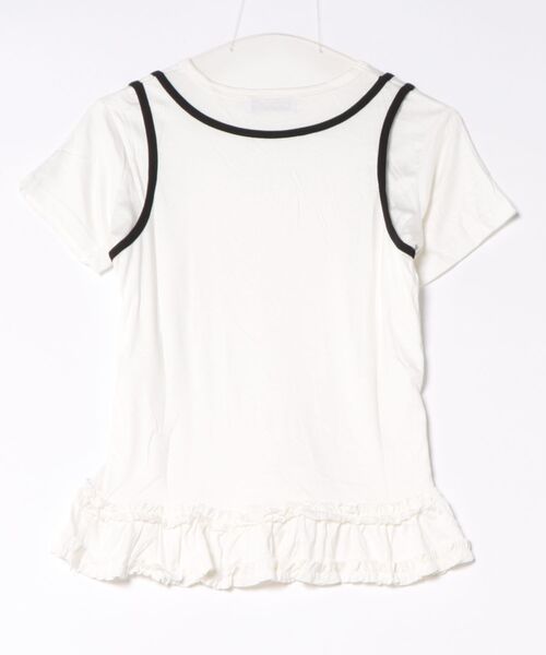 MASHIRO(マシロ)の「【MASHIRO】レイヤードタンクトップTシャツ YOUARE TeeTankTop(MA/EK164)(タンクトップ・レディース・ホワイト・FREE)」の10枚目の写真
