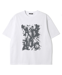 男女共用スプラッターグラフィックTシャツ (4 COLOR) (HC6STA6)