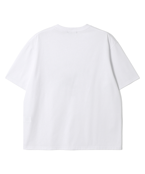 ADHOC(アドホック)の「男女共用スプラッターグラフィックTシャツ (4 COLOR) (HC6STA6)(Tシャツ/カットソー・メンズ・ライトベージュ/オフホワイト/チャコールグレー/ブラック・90/95/100/105)」の8枚目の写真