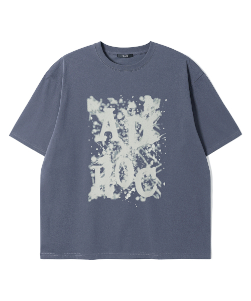 ADHOC(アドホック)の「男女共用スプラッターグラフィックTシャツ (4 COLOR) (HC6STA6)(Tシャツ/カットソー・メンズ・ライトベージュ/オフホワイト/チャコールグレー/ブラック・90/95/100/105)」の9枚目の写真