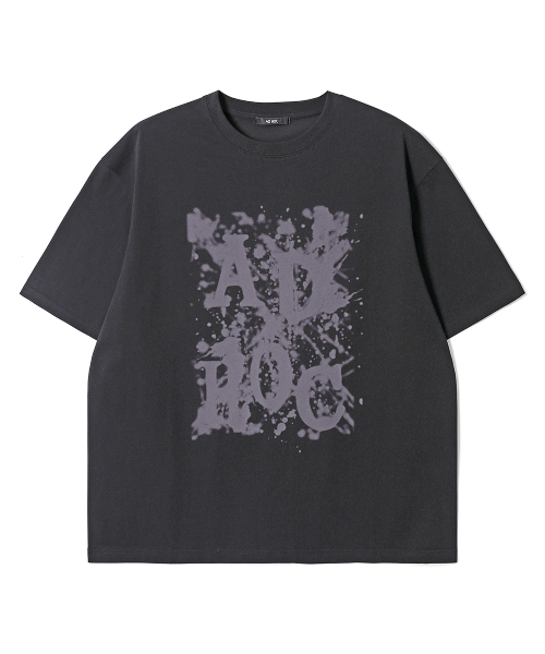 ADHOC(アドホック)の「男女共用スプラッターグラフィックTシャツ (4 COLOR) (HC6STA6)(Tシャツ/カットソー・メンズ・ライトベージュ/オフホワイト/チャコールグレー/ブラック・90/95/100/105)」の11枚目の写真