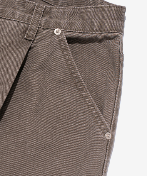 CARGOBROS(カーゴブロス)の「コットンワイドカーブハーフデニムパンツ(ブラウン)(その他パンツ・メンズ・その他・SMALL/MEDIUM/LARGE)」の4枚目の写真