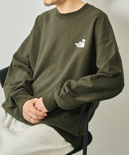 THE NORTH FACE（ザノースフェイス）の「【THE NORTH FACE】ZOO PICKER CREW（スウェット・メンズ・オリーブ/グレー/ブラック・XL/M/L）」の3枚目の写真