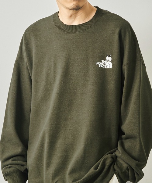 THE NORTH FACE（ザノースフェイス）の「【THE NORTH FACE】ZOO PICKER CREW（スウェット・メンズ・オリーブ/グレー/ブラック・XL/M/L）」の4枚目の写真