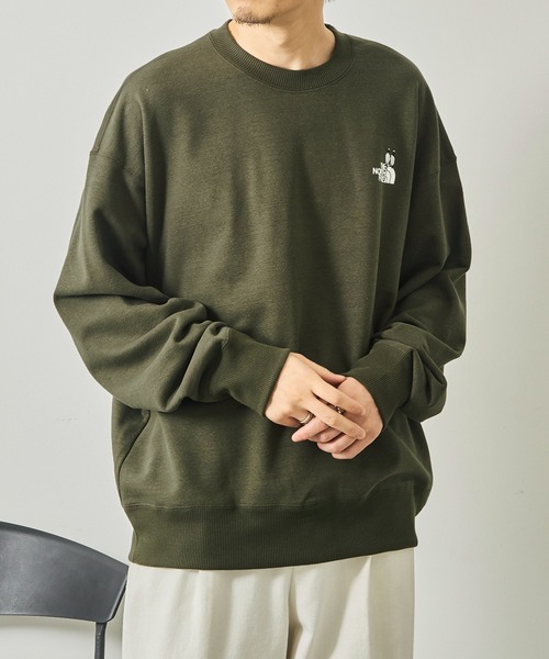 THE NORTH FACE（ザノースフェイス）の「【THE NORTH FACE】ZOO PICKER CREW（スウェット・メンズ・オリーブ/グレー/ブラック・XL/M/L）」の5枚目の写真