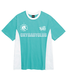 レースクラブ 配色 半袖Tシャツ