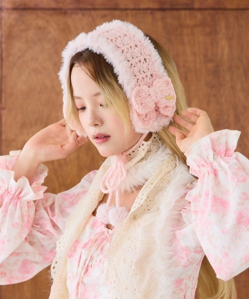 kaorinomori(カオリノモリ)の「kaorinomori タフィヘアバンド / カオリノモリ(ヘアバンド・レディース・ダークグリーン/ブラック/ホワイト/ピンク・FREE)」の4枚目の写真