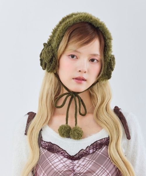 kaorinomori(カオリノモリ)の「kaorinomori タフィヘアバンド / カオリノモリ(ヘアバンド・レディース・ダークグリーン/ブラック/ホワイト/ピンク・FREE)」の15枚目の写真