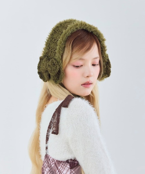 kaorinomori(カオリノモリ)の「kaorinomori タフィヘアバンド / カオリノモリ(ヘアバンド・レディース・ダークグリーン/ブラック/ホワイト/ピンク・FREE)」の17枚目の写真