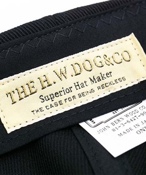 THE H.W. DOG & CO. (ザエイチダブリュドックアンドコー)の「【THE H.W. DOG&CO】EMBROIDERY ON PRINT CAP(キャップ・メンズ・ブラック・FREE)」の8枚目の写真