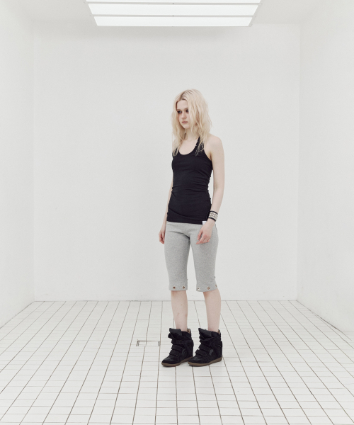 SETUP-EXE(セットアップイーエックスイー)の「BASIC HALTERNECK TOP / BLACK(Tシャツ/カットソー・レディース・その他・OS)」の3枚目の写真
