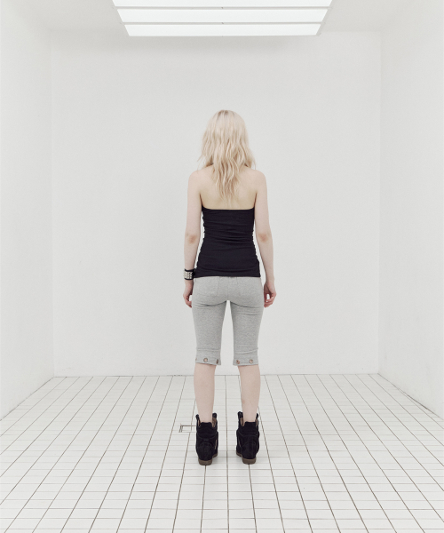 SETUP-EXE(セットアップイーエックスイー)の「BASIC HALTERNECK TOP / BLACK(Tシャツ/カットソー・レディース・その他・OS)」の4枚目の写真