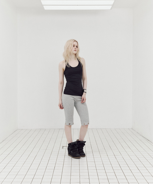 SETUP-EXE(セットアップイーエックスイー)の「BASIC HALTERNECK TOP / BLACK(Tシャツ/カットソー・レディース・その他・OS)」の5枚目の写真