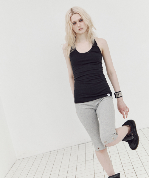 SETUP-EXE(セットアップイーエックスイー)の「BASIC HALTERNECK TOP / BLACK(Tシャツ/カットソー・レディース・その他・OS)」の6枚目の写真
