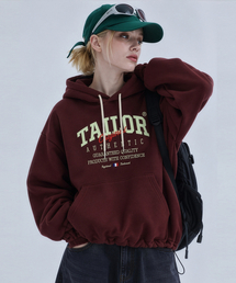 TAILOR STUDIO（テーラースタジオ）の「[起毛/NO起毛] オリジナルアセンティックストリングフードパーカー (ワイン)（パーカー）」