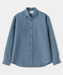 メランジシャンブレーシャツ〈ウォッシャブル〉