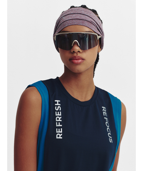 MENASOO（ミナス）の「Refocus Mesh Sleeveless Top_Navy（Tシャツ/カットソー・レディース・ネイビー・1/2）」の5枚目の写真